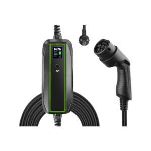 Green Cell | EV16 | GC EV PowerCable 3.6kW Schuko Type 2 mobile charger for charging electric cars and Plug-In hybrids | 3.6  kW | Output | 10/16 A | 6.5 m | Black - Image 12