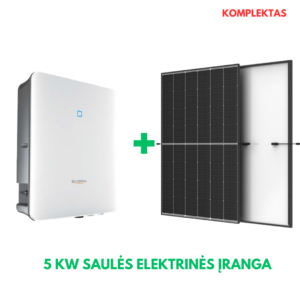 6 kW Sungrow + Trina saulės elektrinės įrangos komplektas - Image 1