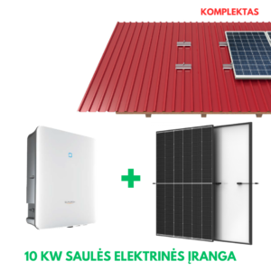 10 kW saulės elektrinė, Sungrow + Trina + montavimo konstrukcija - Image 1