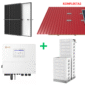 Saulės elektrinės komplektas + Energijos kaupiklio komplektas