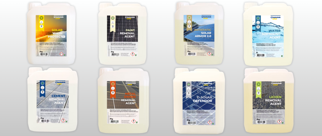 Saulės elektrinių valymo priemonės