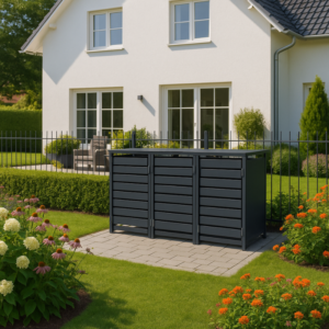 MIKKO trivietė šiukšlių konteinerio pastogė - Image 7