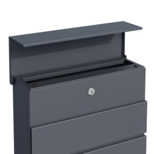 MIKKO pašto dėžutė, pilka - Image 5