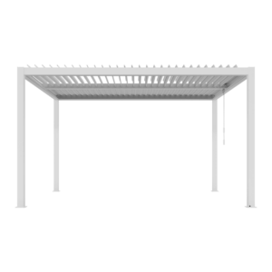 Ximax Shade aliuminė sodo pergola su reguliuojamu lameliniu stogu, 3x4 m - Image 6