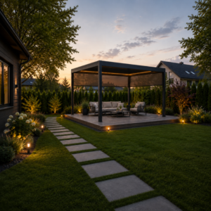 Jardis Nova pergola su elektriniu lamelių stogu 3 x 4 m - Image 5