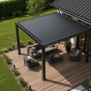 Jardis Nova pergola su elektriniu lamelių stogu 3 x 4 m - Image 2